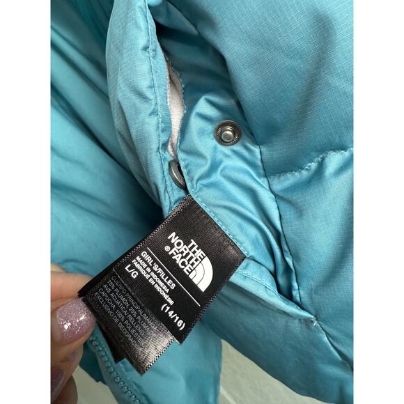 Youth Large North Face Reversible Hyalite 550 Down Coat - Picture 6 of 10